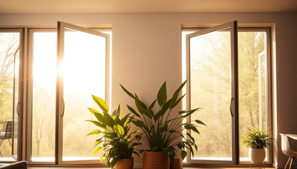 glass doors for natural light